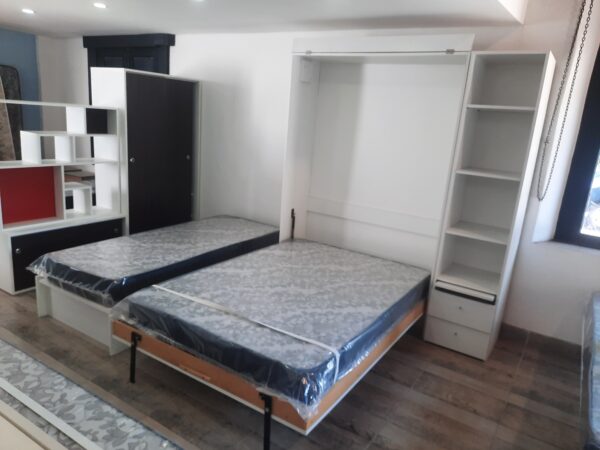 Cama Rebatible con módulo lateral